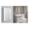 Specchio Bagno Con Luci Led 17W 6400K Rettangolare L390XH500mm IP44 Anti Fog SKU-40441