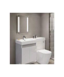 Specchio Bagno Con Luci Led 30W 6400K Rettangolare L500XH700mm IP44 Anti Fog SKU-40451