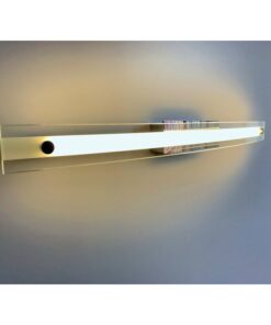 Alternative view of Applique Lampada Led Da Parete Modello Marian Cromato Con Vetro 12W Bianco Neutro 65cm Per Specchio Bagno SKU-3896