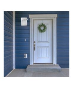 Applique Lampada Da Parete Giardino Esterno Attacco E27 Colore Bianco Vetro Opale SKU-7077