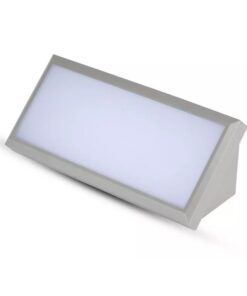 Applique Lampada Led Da Parete Angolare 12W Colore Grigio 6400K IP65 Luce Indiretto SKU-218235