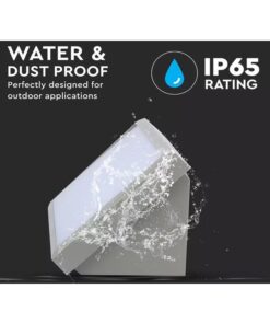 Applique Lampada Led Da Parete Angolare 20W Colore Grigio 4000K IP65 Luce Indiretto SKU-218237