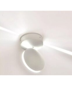 Applique Lampada LED da Muro o Soffitto 7W 3000K Carcassa Bianca Fascio Stretto 360 Gradi IP65 SKU-8217
