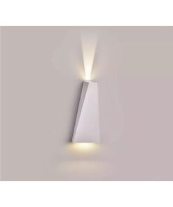 Applique Lampada LED da Muro Piramide 6W 4000K Carcassa Bianca Doppio Fascio Luminoso Up-Down IP65 SKU-8296