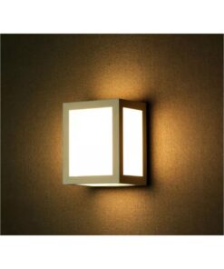 Applique Lampada Led Da Muro Parete a Lanterna 12W 6400K Carcassa Bianca IP65 360 Gradi SKU-8336