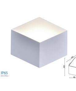 Applique Lampada LED da Muro Squadrata Esagonale 3W 3000K Carcassa Bianca IP20 SKU-8344