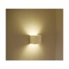 Applique Led Quadrata Da Parete 12W 4000K Carcassa Bianca IP54 Doppio Illuminazione Angolo Regolabile SKU-218528