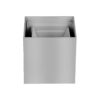 Applique Led Quadrata Da Parete 12W 4000K Carcassa Grigia IP54 Doppio Illuminazione Angolo Regolabile SKU-218532
