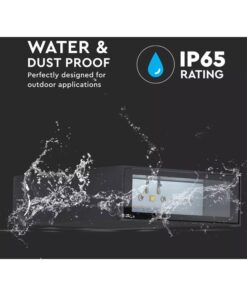Applique Lampada LED da Muro Rettangolare 4W Colore Nero 6500K IP65 Esterno Up-Down SKU-218563