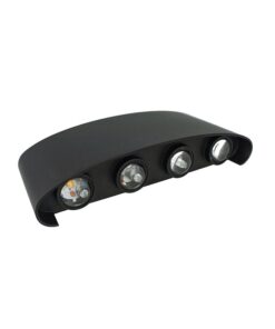 Alternative view of Applique Led Da Parete 8W Neutro 4000K Carcassa Nera Doppio Illuminazione Up-Down IP54 SKU-218620