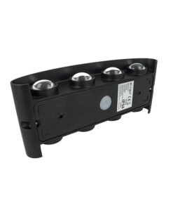 Applique Led Da Parete 8W Neutro 4000K Carcassa Nera Doppio Illuminazione Up-Down IP54 SKU-218620