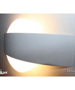 Applique Led Da Parete Modello Mercury Italian Design Moderna 6W Bianco Caldo