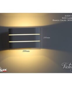 Alternative view of Applique Led Da Parete Modello Victory Italian Design Moderna 6W Bianco Caldo