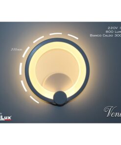 Alternative view of Applique Led Da Parete Modello Venus Italian Design Moderna 10W Bianco Caldo