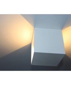 Alternative view of Applique Led Da Parete Brandie 6W Carcassa Bianca Quadrata Bianco Neutro IP65 Doppio Illuminazione Angolo Regolabile SKU-7088