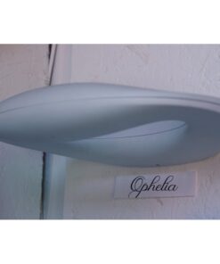 Applique Led Da Parete Ophelia 10W Bianco 4000K Ovale Design Moderna Carcassa Bianca SKU-8308