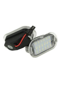 Kit Luci Portiere A Led Per VW Golf 4 Bora Jetta Beetle Polo Sharan Touran Skoda Octavia Seat Alhambra Leon Toledo Bianco 12V 3W