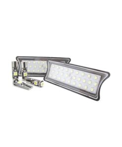 Kit Plafoniera Luci Led Di Cortesia Lettura BMW E60 E65 E87 Bianco 4 Lampade Led T10 Canbus Incluso