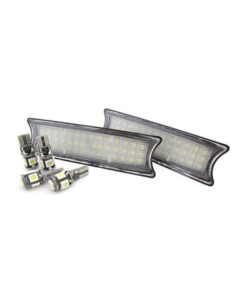 Kit Plafoniera Luci Led Di Cortesia Lettura BMW E53 2001-2005 Prima Facelift 4 Lampade Led T10 Canbus Incluso