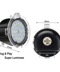 Kit Luci Led Di Cortesia Sotto Specchietto Retrovisore Toyota Tundra 2007-2017 Canbus Bianco 6000K 12V 5W