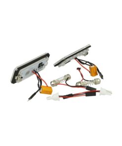 Kit Luci Targa Led Fiat 500 500C 51800482 Bianco Canbus No Errore 12V Resistenza Inclusa