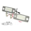 Kit Luci Targa Led Audi A8 D3 2002-2010 Bianco Canbus No Errore OEM 4E0943021 E40943022