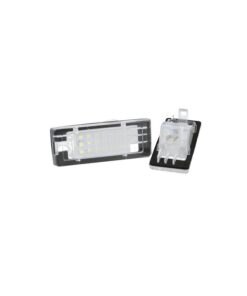 Kit Luci Targa Led Dacia Duster Dopo 2010 12V 3W Canbus Bianca E9
