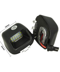 Kit Luci Targa Led Nissan Navara D40 2005-2016 Suzuki Equator OEM 26510ZP50A 12V 3W Bianco Canbus