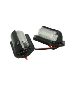 Kit Luci Targa Led Universale 12V 2W Lampada Ingombro Luci Targa Per Moto Auto Rimorchio Furgone Barca Omologato CE E8