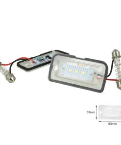 Kit Luci Targa Led Mercedes Benz CLK W209 C209 A209 Da 2002 A 2009 Bianco Canbus No Errore