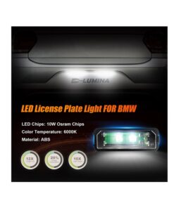 Kit Luci Targa Led VW Golf 4 5 Passat Porsche Cayman Cayenne 911 Seat Altea Leon Skoda Superb 10W 12V IP67