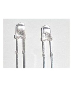 100 PZ LED F3 diametro 3mm Bianco 6000K 3,0-3,2V