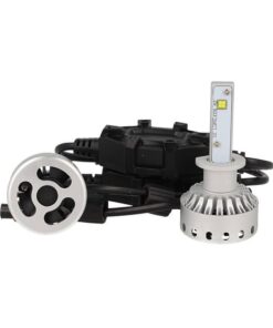 Kit Full Led Canbus H1 40W 5000 Lumens Dissipazione Con Ventilatore 12V 24V 2 Smd Philips MZ Attacco Smontabile Fuoco Regolabile