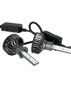Kit Full Led Cob H1 26W Reale 12V Con Ventola Raffrenddamento Silenziosa Attacco Regolabile 2200 Lumen