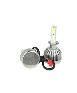 Kit Full Lampada Led Cob H1 20W 12V 24V Bianco 6000K Per Abbagliante e Fendinebbia Senza Driver