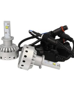 Kit Full Led Canbus H3 40W 5000 Lumens Dissipazione Con Ventilatore 12V 24V 2 Smd Philips MZ Attacco Smontabile Fuoco Regolabile