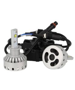 Kit Full Led Canbus H3 40W 5000 Lumens Dissipazione Con Ventilatore 12V 24V 2 Smd Philips MZ Attacco Smontabile Fuoco Regolabile