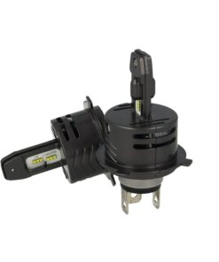 Kit Full Led Canbus H4 30/30W 12V Con 6 Chip Philips Lumileds ZES Super Compatto Facile Da Installare Auto Moto Scooter