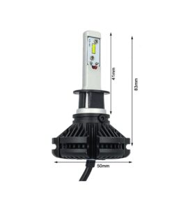 Kit Full Lampada Led H1 12V 24V 30W 3600 Lumen IP67 Per Abbagliante e Fendinebbia Senza Driver