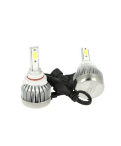 Kit Full Lampada Led Cob 9006 HB4 12V 24V Bianco 6000K Per Abbagliante e Fendinebbia Senza Driver