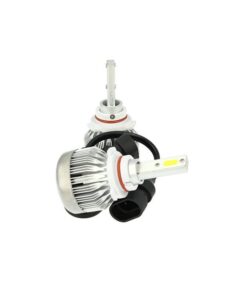 Kit Full Lampada Led Cob 9006 HB4 12V 24V Bianco 6000K Per Abbagliante e Fendinebbia Senza Driver