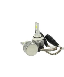 Kit Full Lampada Led Cob 9006 HB4 12V 24V Bianco 6000K Per Abbagliante e Fendinebbia Senza Driver