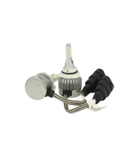 Kit Full Lampada Led Cob 9006 HB4 12V 24V Bianco 6000K Per Abbagliante e Fendinebbia Senza Driver