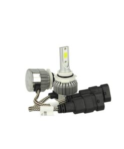 Kit Full Lampada Led Cob 9006 HB4 12V 24V Bianco 6000K Per Abbagliante e Fendinebbia Senza Driver