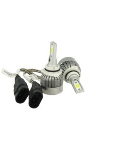 Kit Full Lampada Led Cob 9006 HB4 12V 24V Bianco 6000K Per Abbagliante e Fendinebbia Senza Driver