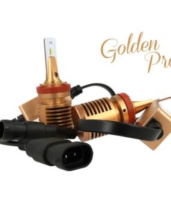 Kit Full Led Canbus Golden Pro H8 H11 H9 25W 12V 4000 lm Super Slim Facile Da Installare Raffredamento Ventola