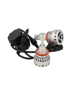 Kit Full Led Canbus H8 H11 H9 40W 5000 Lumens Con Ventilatore 12V 24V 2 Cree XHP 50