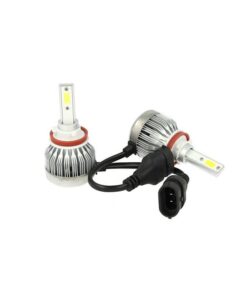 Kit Full Lampada Led Cob H8 H11 H9 20W 12V 24V Bianco 6000K Per Abbagliante e Fendinebbia Senza Driver