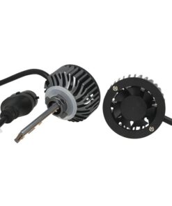 Kit Full Led Cob H27 880 PG13 881 PGJ13 26W Reale 12V Con Ventola Raffrenddamento Silenziosa Attacco Regolabile 2200 Lumen