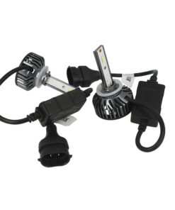 Kit Full Led Cob H27 880 PG13 881 PGJ13 26W Reale 12V Con Ventola Raffrenddamento Silenziosa Attacco Regolabile 2200 Lumen